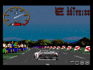 Jaguar XJ220 screenshot 4 for Sega CD